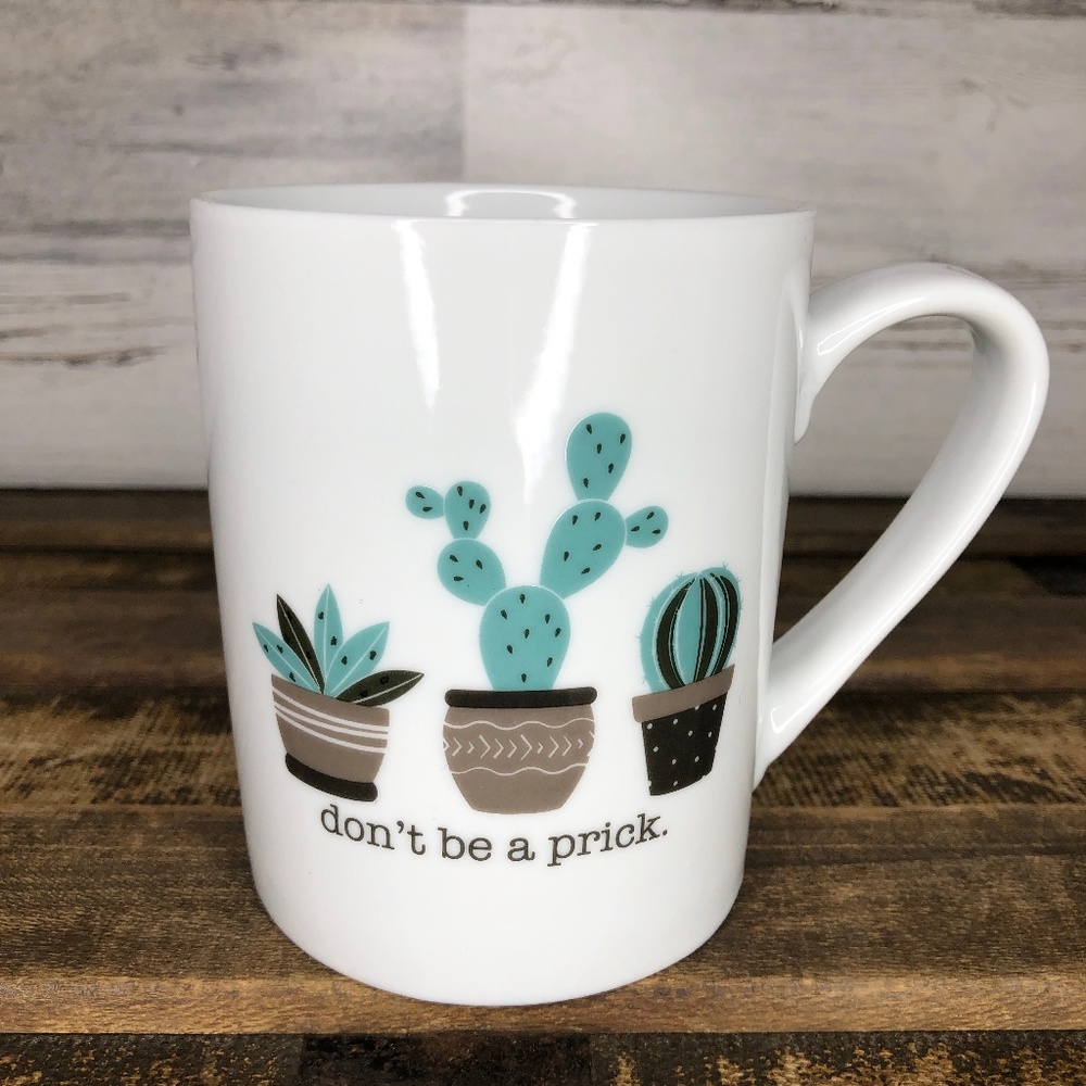 Dont Be A Prick Funny Cactus Mug